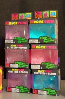 Nee Doh Nice Cube & Glitter Glow
