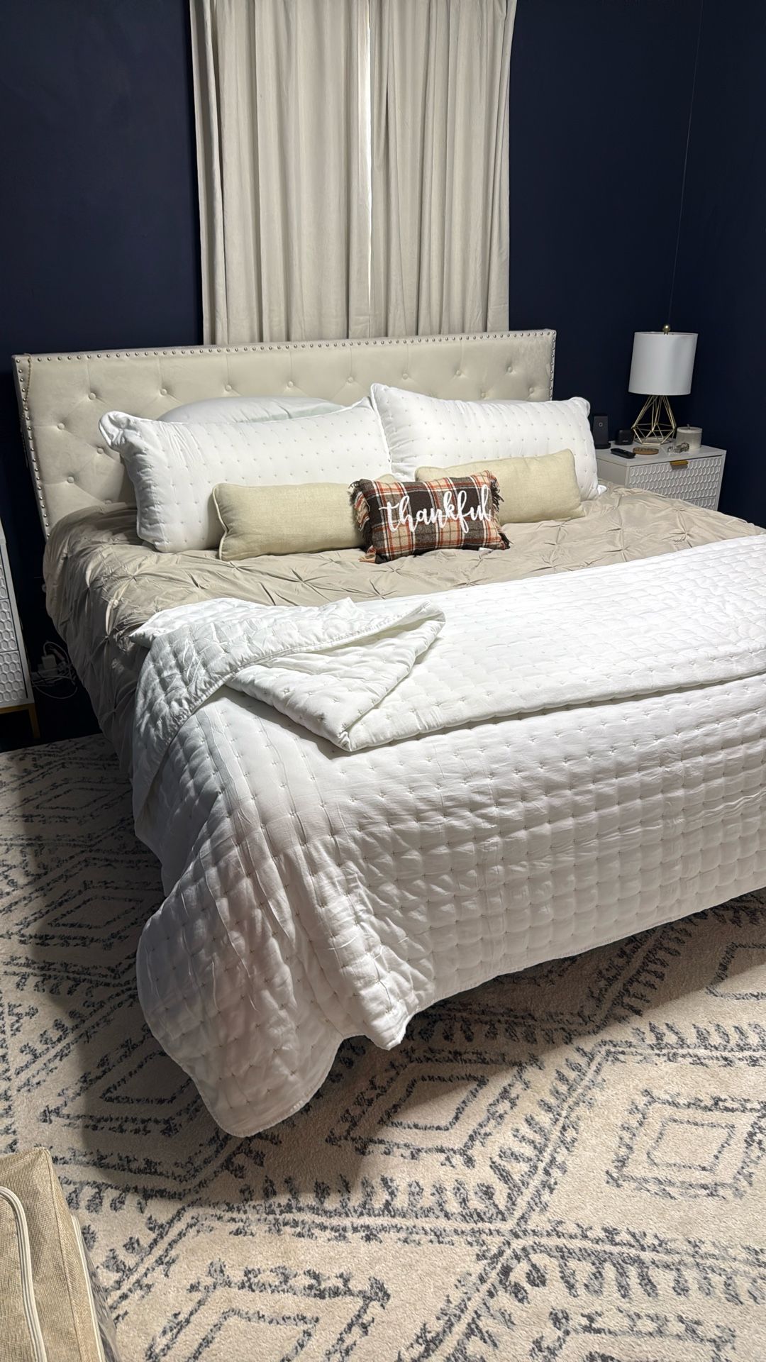 King Bed frame And king Mattress