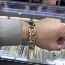 14k Nugget Bracelet 📲 We Buy Gold And Silver 