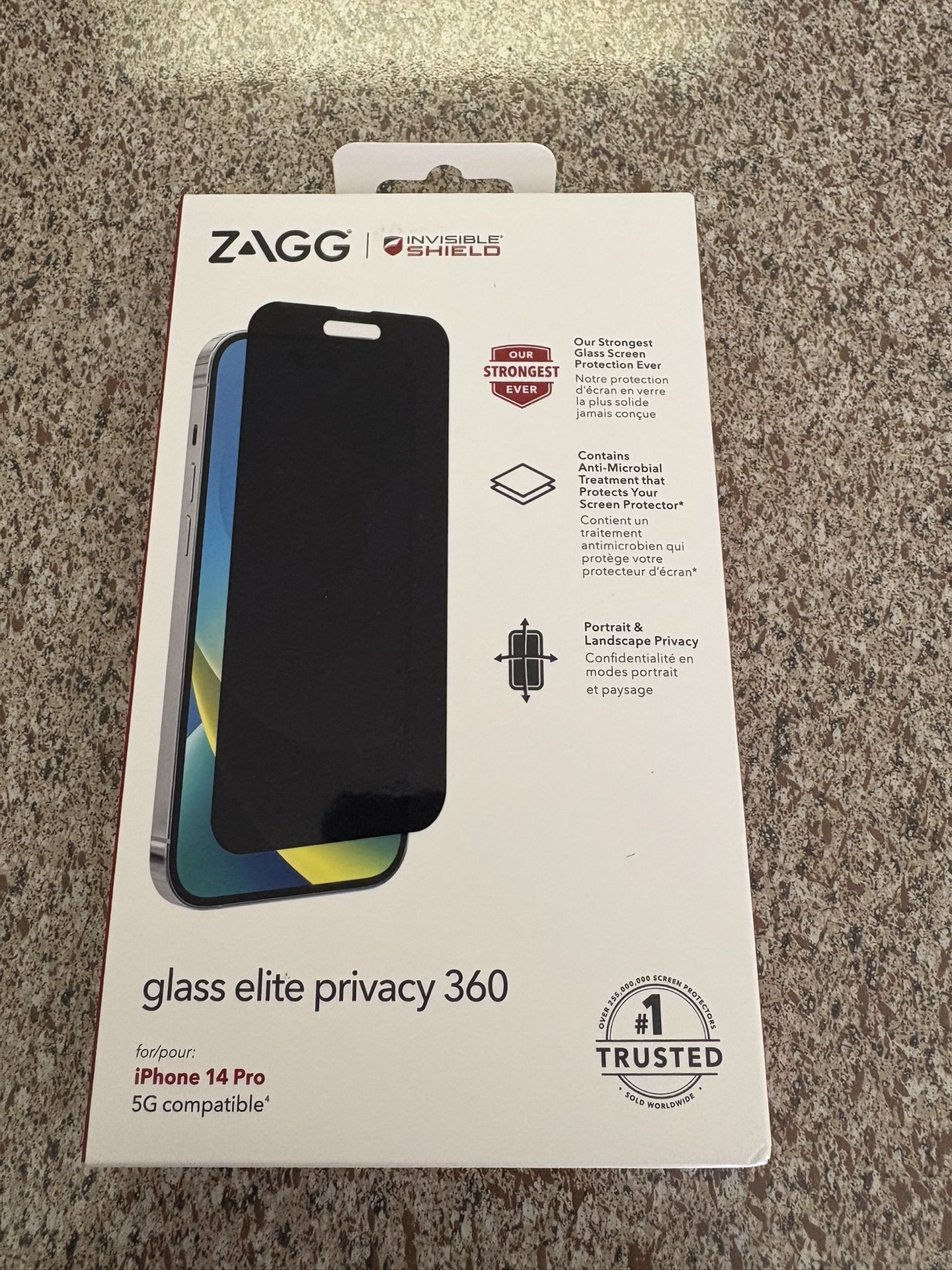 ZAGG Apple iPhone 14 Pro InvisibleShield Glass Elite Privacy AM Screen Protector