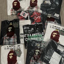 burberry bape shirts and alocs