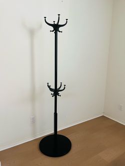 IKEA Black Coat Rack – Good Condition