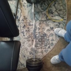 2 1/2" Curl Bar With 75 Lbs