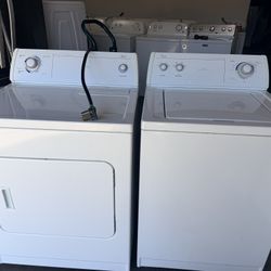 Whirlpool Washer And Dryer Set Large Capacity 