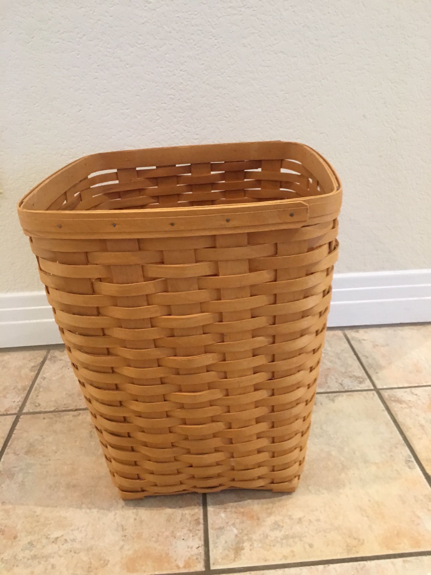 Longaberger medium waste basket 11703