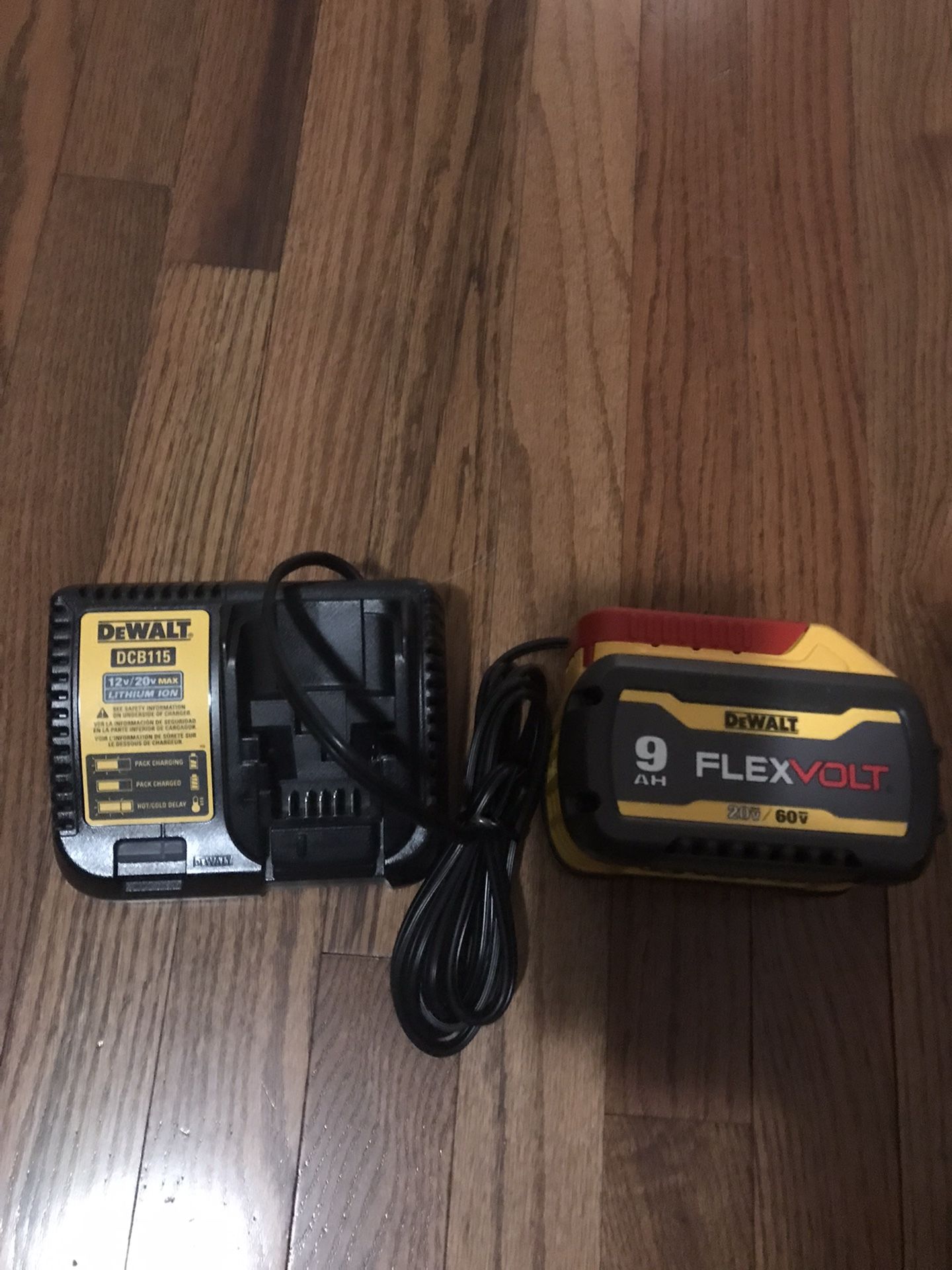 Dewalt Flex Volt 9.0 Battery And Charger $130 Firm