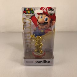 Nintendo Gold Mario amiibo (Sealed)