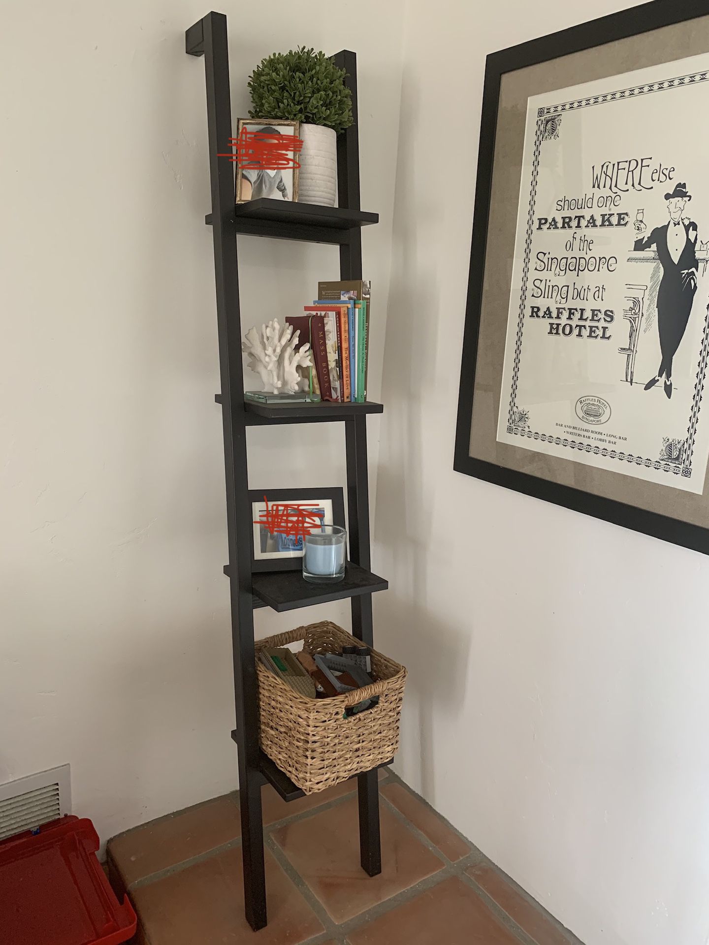 IKEA ladder book shelf