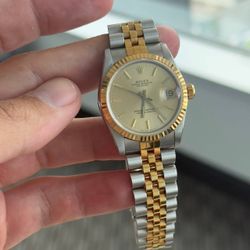 NOS Rolex Datejust 31mm 68273 Champagne Dial Box & Papers Full Set