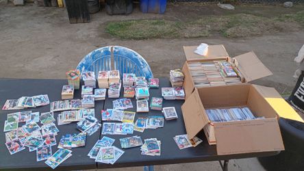 2 Large boxes Lot of Sports Trading Cards