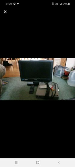 DVD player and 19" TV