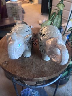 Glass elephants