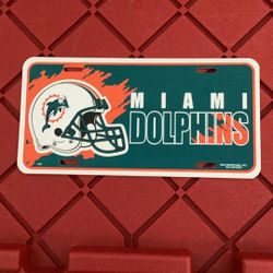 Miami Dolphins License Plate