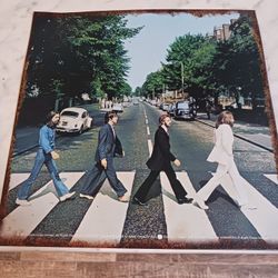 Beatles metal sign