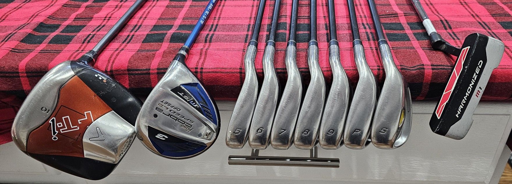 Complete Golf Set + Bag Taylormade RAC OS Irons 5-SW