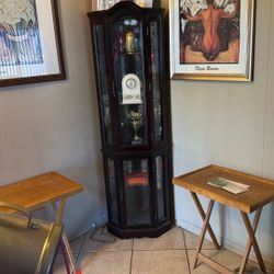 ANTIQUE CORNER HUTCH 6”TALL
