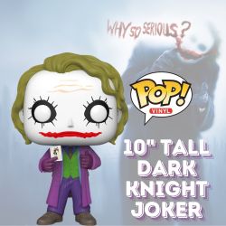 Joker Funko Pop #334 - 10” Tall - Dark Knight