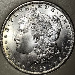 1885 O Morgan Silver Dollar ~ BU Mint State!!!