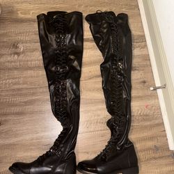 Thigh High Lace Boots