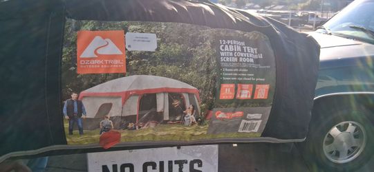 Ozark Trail 12-Person Cabin Tent with Screen Room