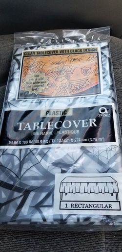 Plastic table cloth