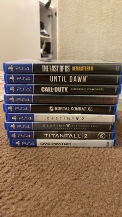 9 ps4 games brand new never used if u come today I’ll do 50$