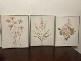 Canvas Flower Art Decor $10 firm