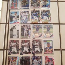 20 Card Baseball Rookie Lot.