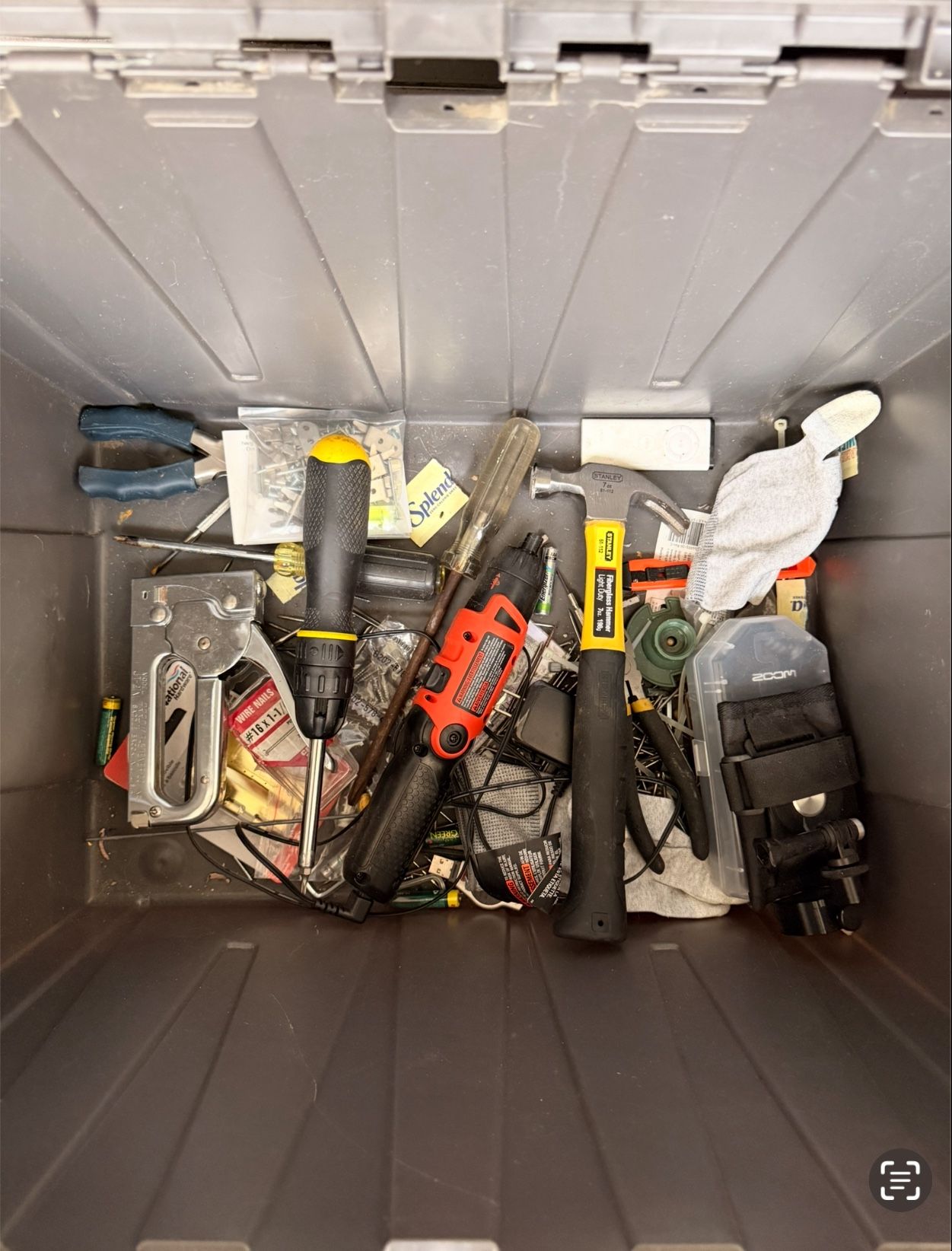 Various Tools And Nails.