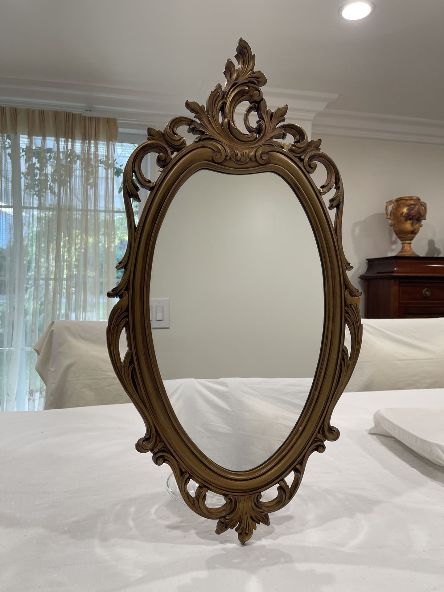 Beautiful Vintage Gold Ornate Syrocco Mirror🌷