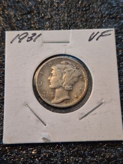 1931 mercury silver dime