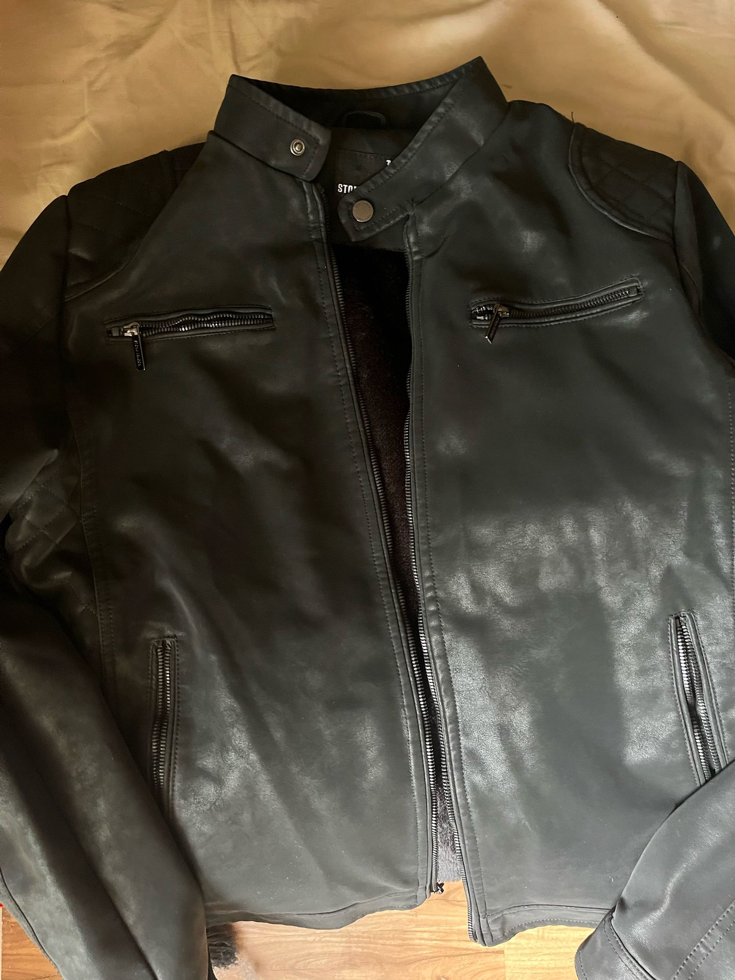Moto Style Winter Jacket