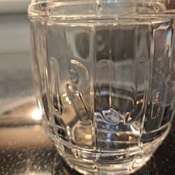 Small RUM glass Candy Jar