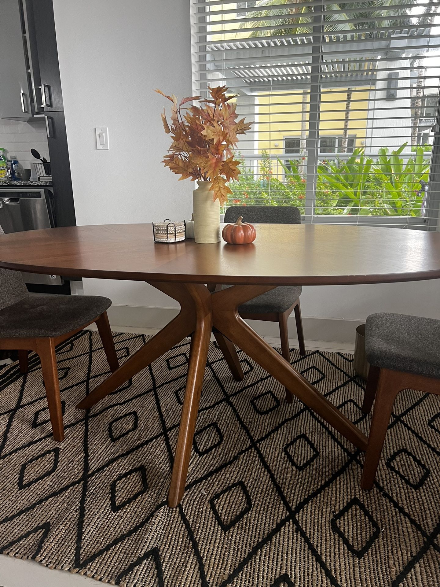 Mid century Modern Dining Room Table