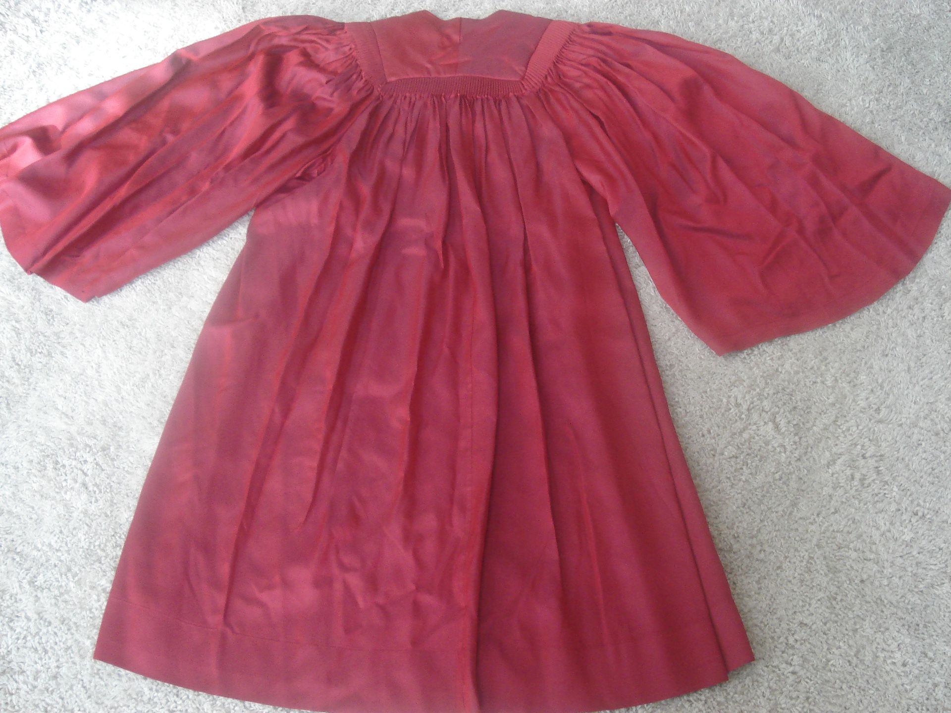 14-Adult Size Burgundy Choir Robes 44”-54” Long