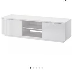 White TV Stand 