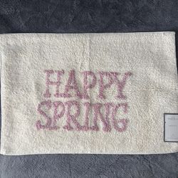 Happy Spring Bath Rug