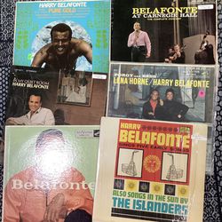 Harry Belafonte Vinyl Record Collection 6 albums