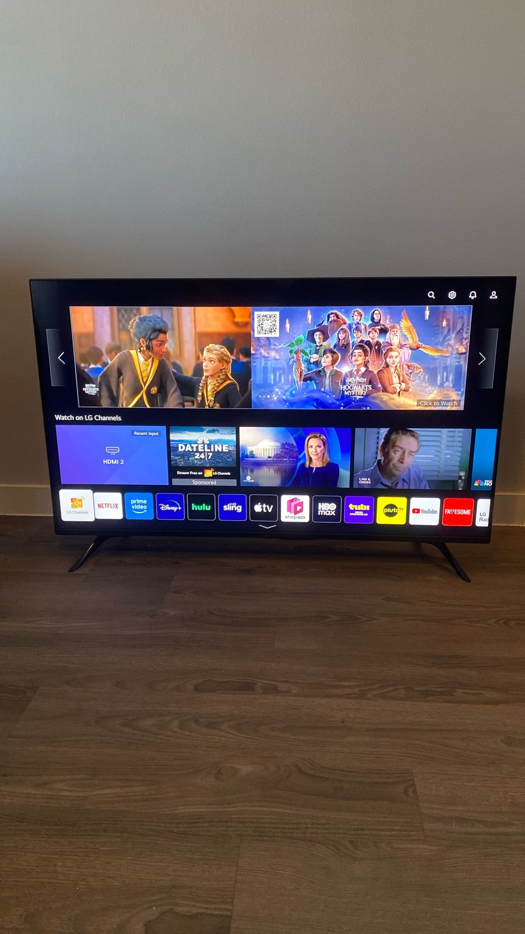 TV- 50” LG UHD AI ThinQ 50UQ75