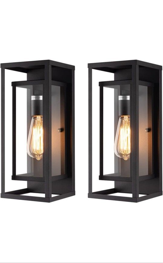 4 Sets Of 2 Ourdoor Lights. 14" And 18"