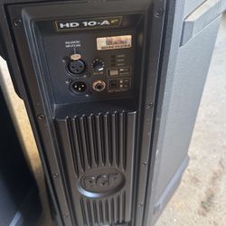 2 RCF HD10A-MK5 Active 2-Way 10" Speaker