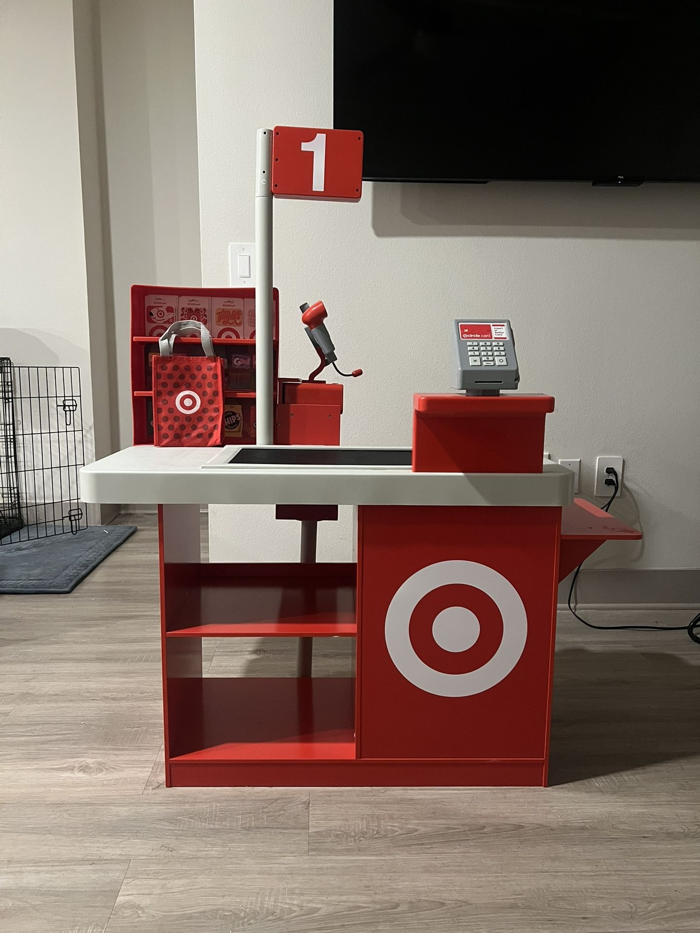 Target Toy Checklane Cash Register + Accessories Kids Playset