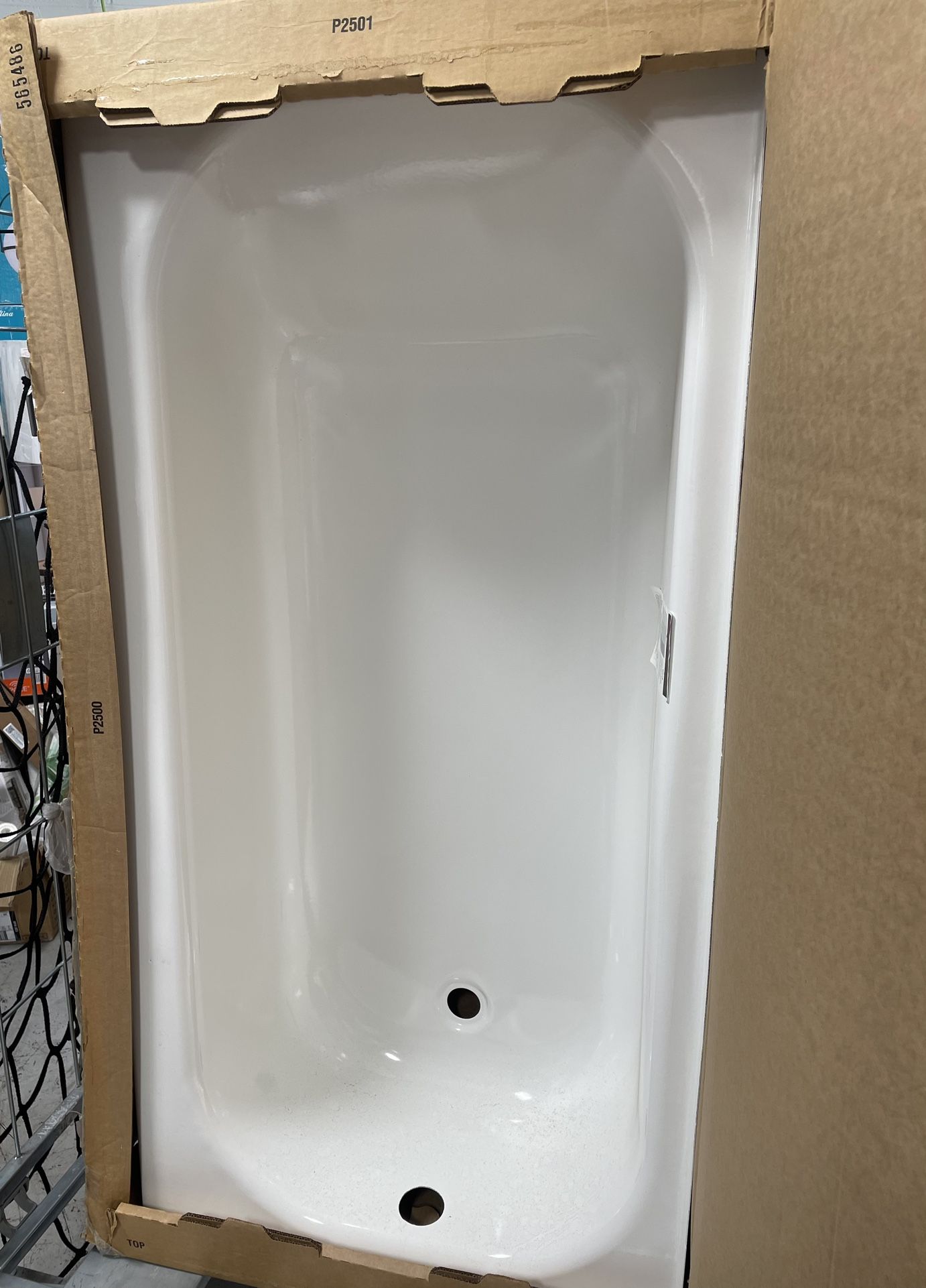 Bootz Industries Aloha 60 in. x 30 in. Soaking Bathtub with Right Drain in White