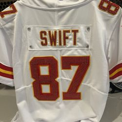 Kansas City Chiefs Taylor Swift Blinged Out Jersey