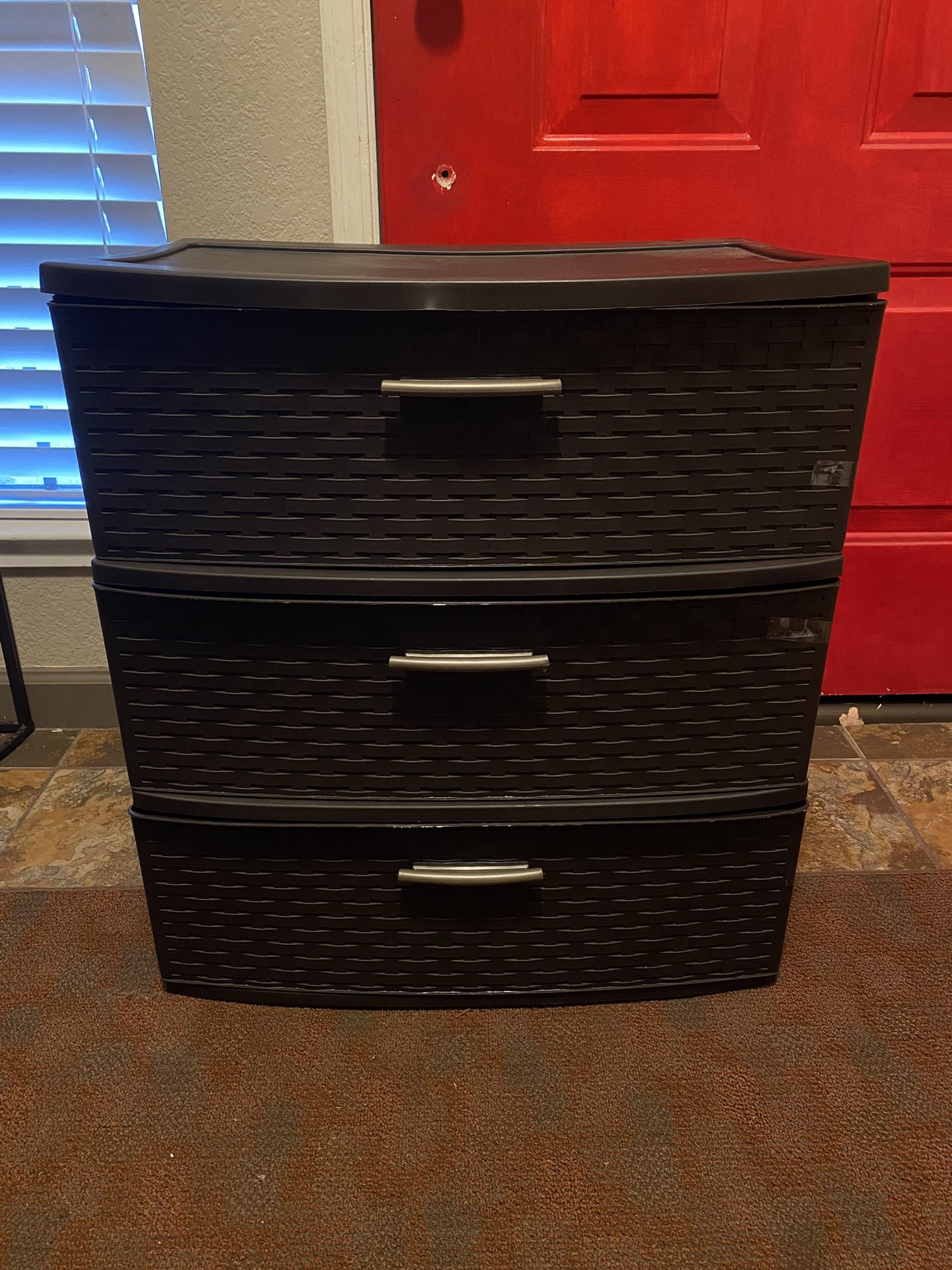 3 drawer plastic organizer