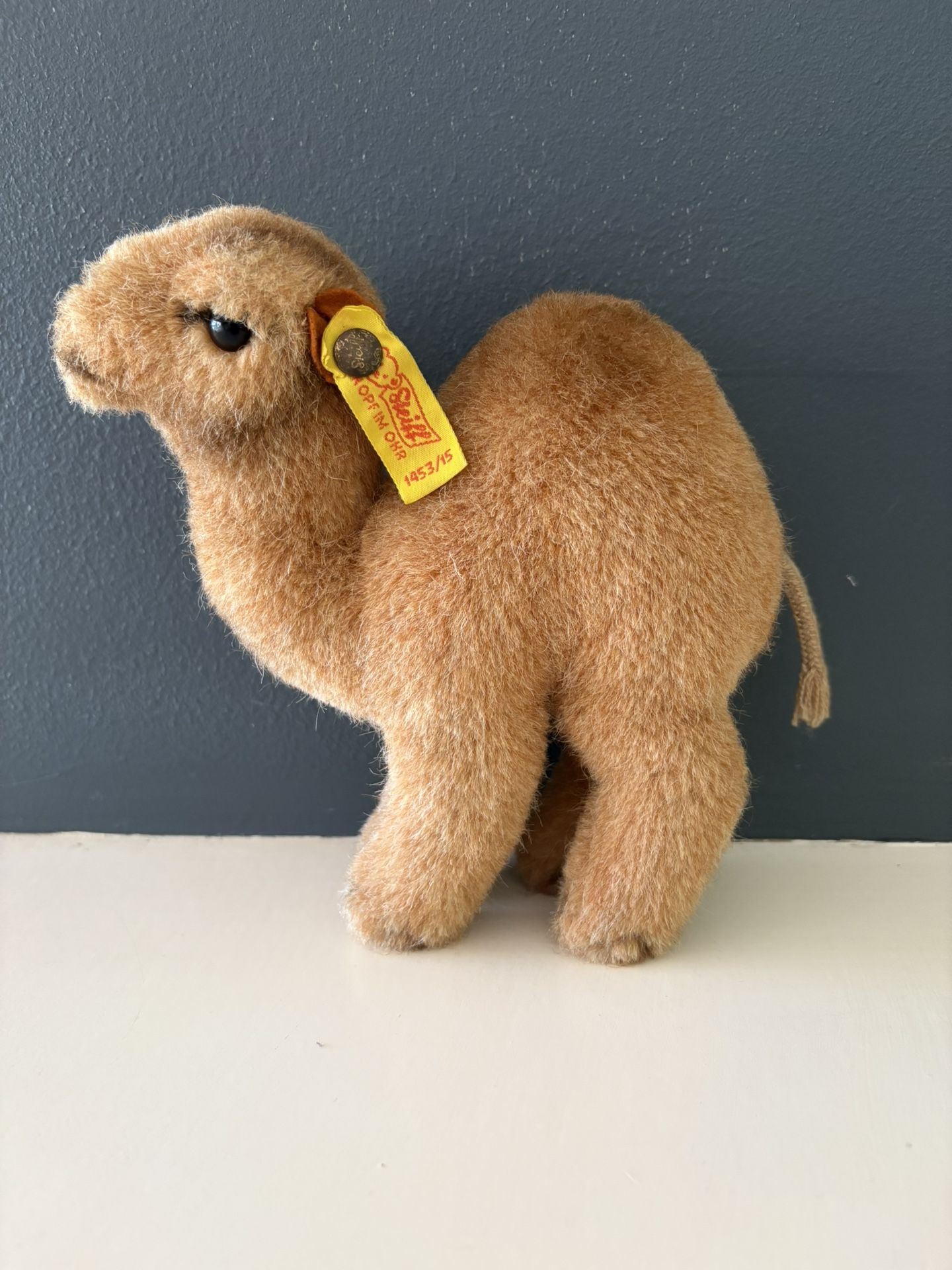 Steiff Trampy Camel 6” With Ear Tag