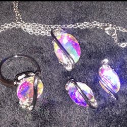Classy Ring, Necklace and Earring set