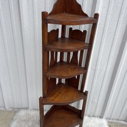 Old Wood Corner Shelf 