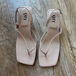 Tan Kitten Heels