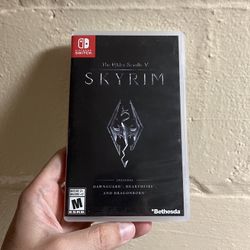 Skyrim The Elder Scrolls V for Nintendo Switch video game console system or Lite five Complete